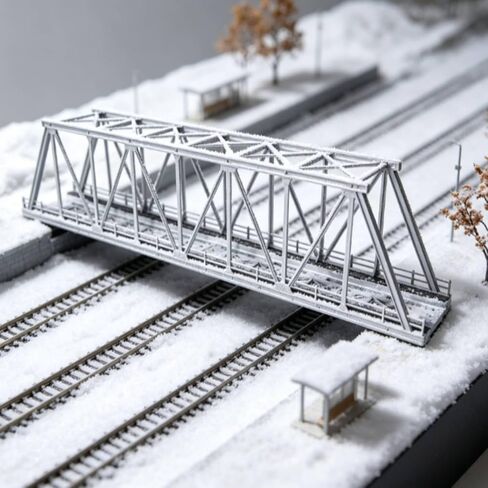 Railway Bridge with Lattice | Model Train Bridge, for Dioramas in Saudi Arabia
