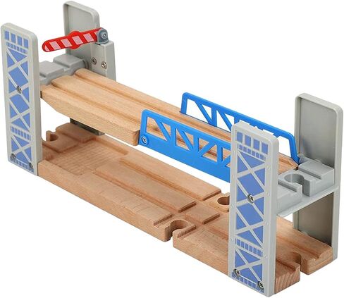 Wooden Toy Train Bridge with Ascending Descending Track in Saudi Arabia