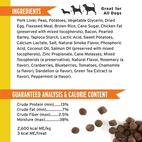Pet Botanics Training Rewards Soft & Chewy Dog Treats, Bacon, 20 oz Bag in Kuwait
