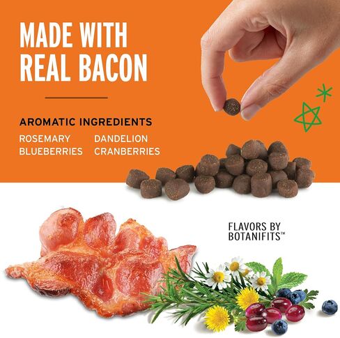 Pet Botanics Training Rewards Soft & Chewy Dog Treats, Bacon, 20 oz Bag in Kuwait