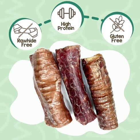 Nature Gnaws Beef Crunch Wrap Dog Chews, Trachea and Gullet 3 Count in Kuwait