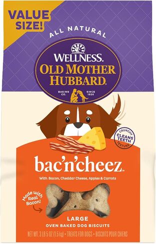 Wellness Old Mother Hubbard Classic Original Mix Dog Biscuits, Natural Training Treats, 4 Flavors, Mini Size, 3.8 lb Bag in Kuwait