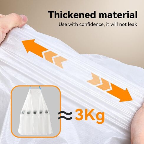 Automatic Self-Cleaning Cat Litter Box Replaced Trash Bags-3 Rolls, 60 Packs FEELNEEDY Cat Litter Box Waste Bag for 4075B in Saudi Arabia