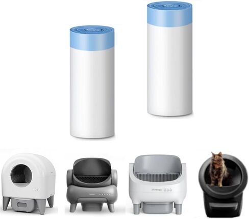 Invengo Open Top M1/M1 Plus/M2 Litter Box Liner(40 Count),Self-Cleaning Litter Box, App Control, Oder Control, Compatible with Most Automatic Self-Cleaning Litter Boxes, Trash Bags for Cats in Kuwait