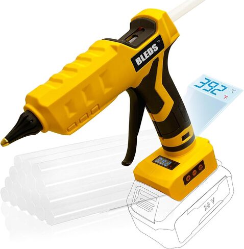 BLEDS Cordless Glue Gun for Dewalt 20V, 100W Digital Temp, No Battery in Saudi Arabia