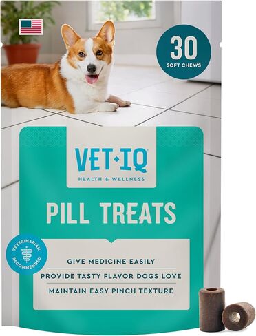 VETIQ Pill Treats Advanced Formula Soft Chews for Dogs, 30 Count in Saudi Arabia
