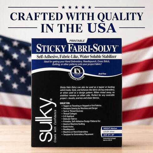 Sulky Sticky Fabri-Solvy Stabilizer 20"X36" in Kuwait