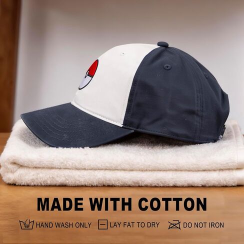 Pokemon Pokeball Adjustable Hat with Pre-Curved Bill in Kuwait