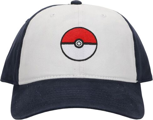Pokemon Pokeball Adjustable Hat with Pre-Curved Bill in Kuwait