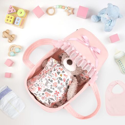 GAGAKU Baby Doll Bassinet Carrier for Dolls up to 12 Inch for Kids Toddlers in Kuwait
