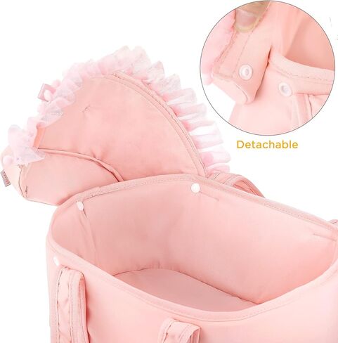 GAGAKU Baby Doll Bassinet Carrier for Dolls up to 12 Inch for Kids Toddlers in Kuwait