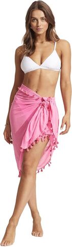 Seafolly Women's Beach Basics Cotton Gauze Sarong Swimsuit Cover Up in Kuwait