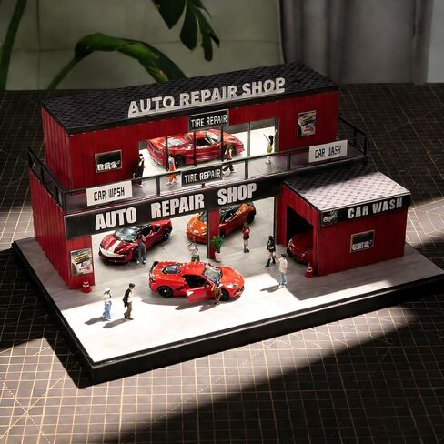 1:64 Container Diorama Kit, DIY Display for Hot Wheels Models in Kuwait