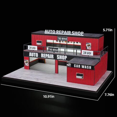 1:64 Container Diorama Kit, DIY Display for Hot Wheels Models in Kuwait