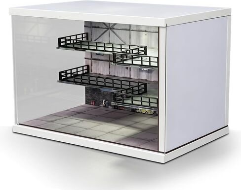 1/64 Scale 3-Tier Car Garage Diorama with LED Light in Kuwait