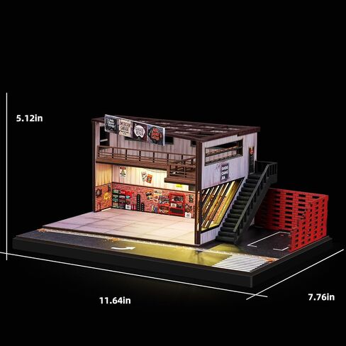 1:64 Container Repair Diorama Kit for Hot Wheels Die-Cast Cars in Kuwait