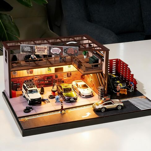 1:64 Container Repair Diorama Kit for Hot Wheels Die-Cast Cars in Kuwait