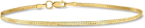 Ross-Simons RS Pure 1.5mm 14kt Yellow Gold Herringbone Bracelet. 8 inches in Kuwait