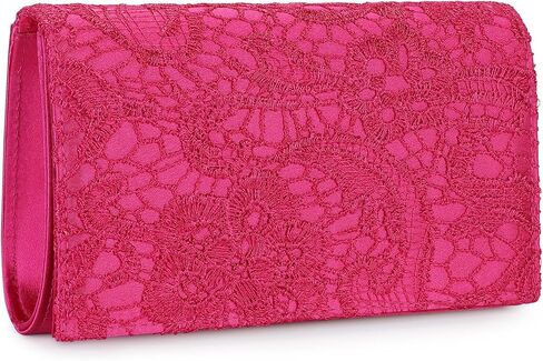 UBORSE Elegant Floral Lace Clutch Purses for Women Evening Handbag Envelope Clutch Bag Wedding Prom Party Purses in Kuwait