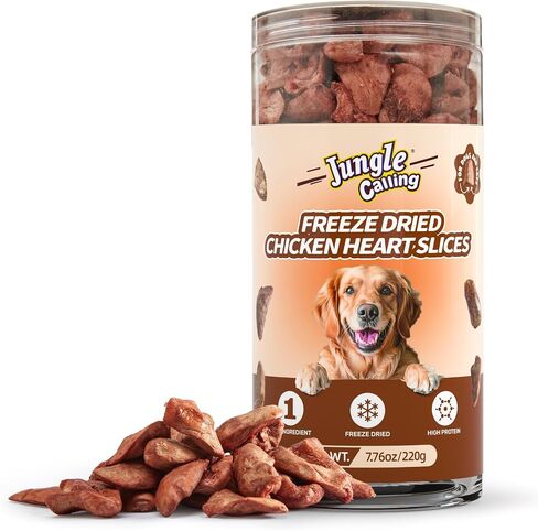 Jungle Calling Freeze Dried Chicken Cat & Dog Treats, 670 Pcs, 10.58 oz in Kuwait
