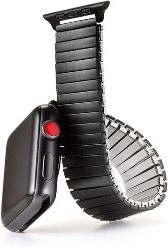 خيارات حزام ساعة Twist-O-Flex من الفولاذ المقاوم للصدأ متوافقة للاستخدام 38/40/41 و42/44/45 Apple Watch Series 1,2,3, 4,5 6, 7 و8 in Kuwait