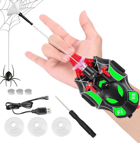 Web Launcher String Shooter Toy, Web Shooters Cool Gadgets Reel-in Real Silk Role-Play Fun Stuff Toys Great for Men and Kids (Crow) in Kuwait