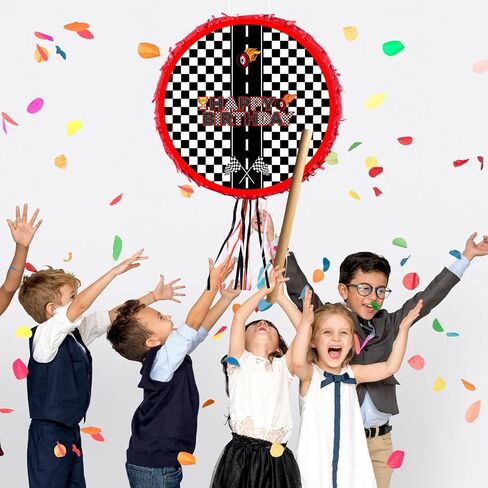 Racing Cars Themed Pinata, 13.7inch Mini Red Racing Themed Piñata for Racing Cars Themed Birthday Party Decorations in Saudi Arabia