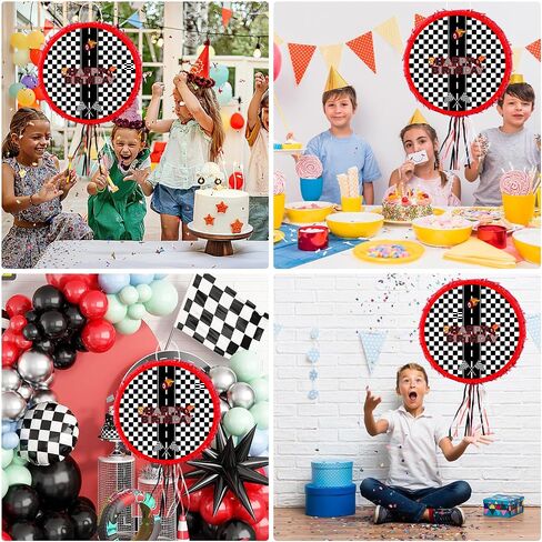 Racing Cars Themed Pinata, 13.7inch Mini Red Racing Themed Piñata for Racing Cars Themed Birthday Party Decorations in Saudi Arabia