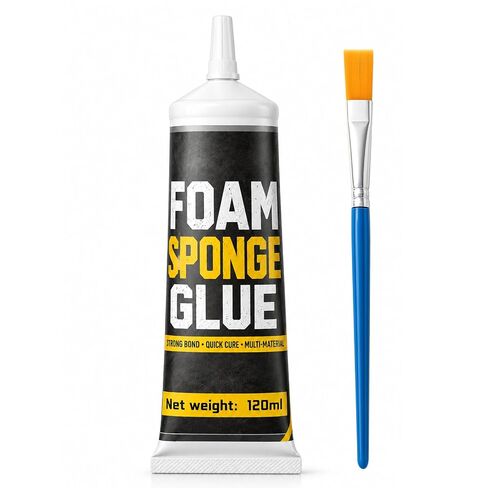 120ml Foam Glue with Brush, Fast Cure Strong Bond for Muti-Material in Kuwait