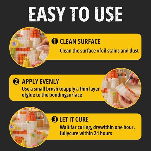 120ml Foam Glue with Brush, Fast Cure Strong Bond for Muti-Material in Kuwait