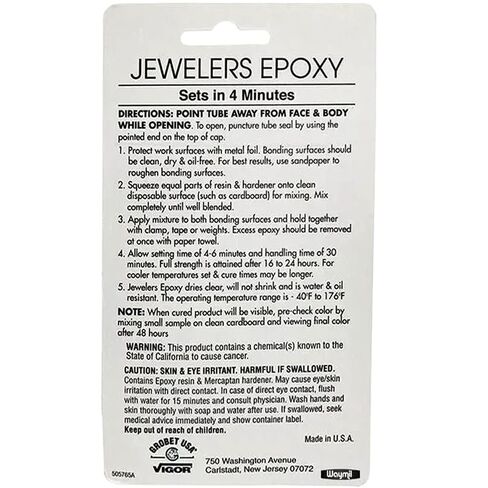 Vigor Jewelers Epoxy 2 Part Resin & Hardener Clear & Colorless Sets in 4 Minutes in Kuwait