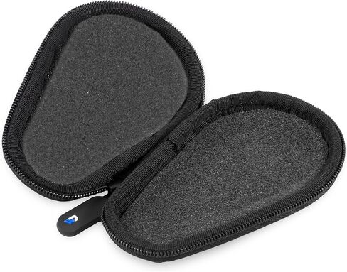 CASEMATIX Protective Watch Travel Case, Travel Watch Case with Rugged Hard Shell, Cushion Foam Interior, Reinforced Zippers & Metal Carabiner - Watch Travel Box for up to 56MM Watches in Kuwait