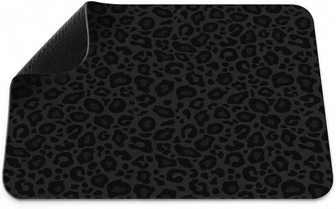 Diatomite Pet Feeding Mat, Absorbent PU Leather Dog Cat Bowl Mat for Smart Fountains Messy Drinkers, Non-Slip Multi-Layer Floor Protector,20x12in(Cowhide) in Saudi Arabia