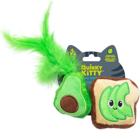 Quirky Kitty Flingin Purr Tarts Catnip Filled Interactive Cat Toys, 2 Pack in Kuwait