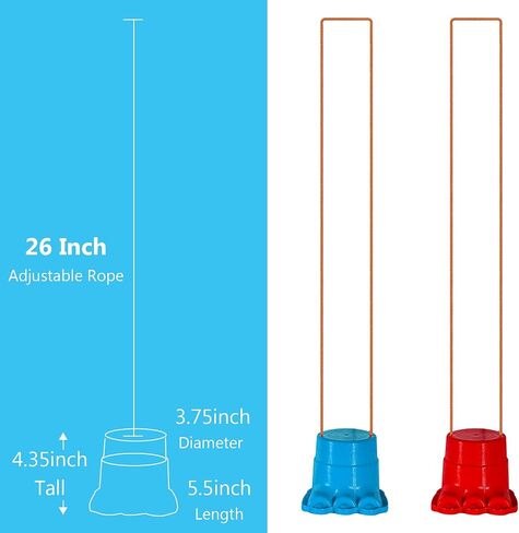 IROO Balancing Stilts for Kids, 4 Pairs Walking Monster Feet for Balance and Coordination, Toys for Girls & Boys Age 4-10 Years Old Indoor or Outdoor Play (8 Total) in Saudi Arabia