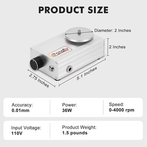 Consfly 4000RPM Engraving Knife Sharpening Machine with 4 Grinding Discs in Kuwait