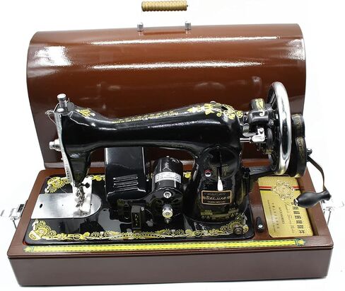 Hand sewing machine, Sewing Machine Manual,Hand Crank Sewing Machine with crank handle Manual Mending For Bags/Clothes/Quilts/Coats in Kuwait
