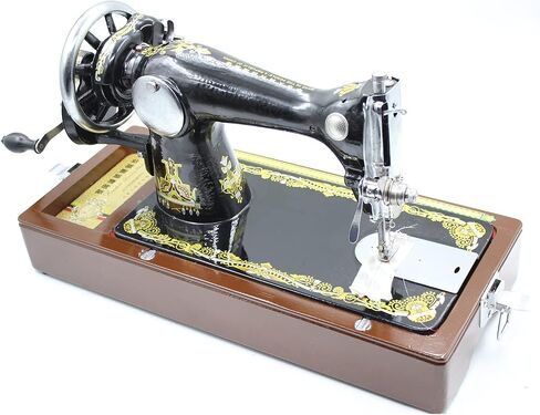 Hand sewing machine, Sewing Machine Manual,Hand Crank Sewing Machine with crank handle Manual Mending For Bags/Clothes/Quilts/Coats in Kuwait