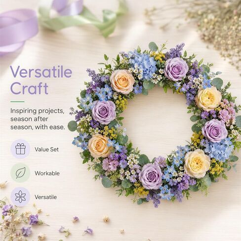 4 Pcs 8.7" Craft Foam Wreaths, White Polystyrene Foam Rings, Round Styrofoam Wreath Forms for DIY Arts, Crafts, Floral Projects, Home Wedding Party Decorations in Saudi Arabia