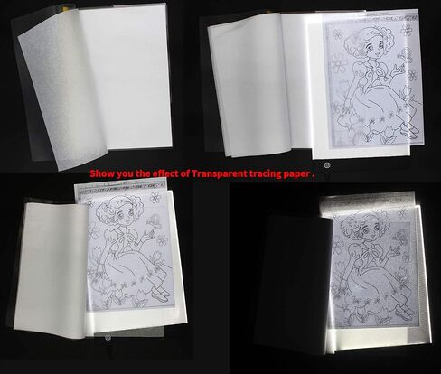 Small A5 Ultra-Thin Portable LED Tracing Light Box Dimmable Tracer Pad Board Universal USB Powered Adjustable Brightness for Artists Drawing Sketching Trace Animation Artcraft 5d Diamond Painting in Kuwait