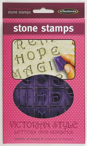Midwest Products Co. Midwest Products Victorian Letters and Numbers Stepping Stone Stamps, Blue in Saudi Arabia