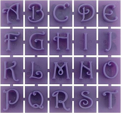 Midwest Products Co. Midwest Products Victorian Letters and Numbers Stepping Stone Stamps, Blue in Saudi Arabia