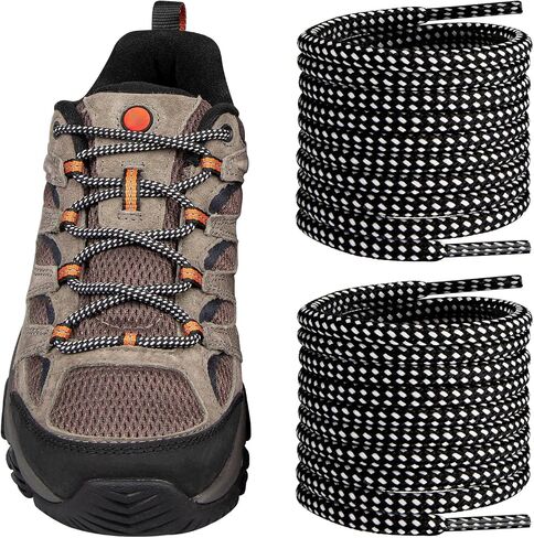 Endoto Shoelaces Replacement Round Laces for Merrell Moab Hiking Boots Shoes in Kuwait