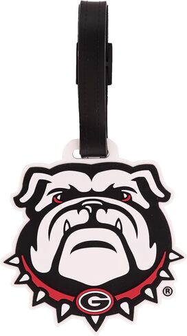University of Georgia Luggage Tag Bulldogs UGA Dawgs Tags Bag (PVC Luggage Tag - Design C) in Kuwait