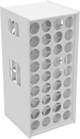 AUNMAS Paint Storage Organizer, 72 Hole Rotating Two Tier (Rotating Paint in Kuwait
