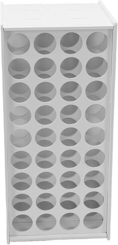 AUNMAS Paint Storage Organizer, 72 Hole Rotating Two Tier (Rotating Paint in Kuwait