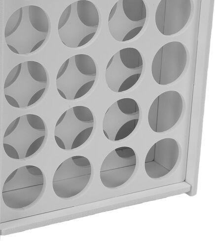 AUNMAS Paint Storage Organizer, 72 Hole Rotating Two Tier (Rotating Paint in Kuwait