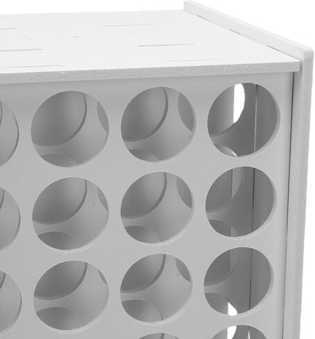 AUNMAS Paint Storage Organizer, 72 Hole Rotating Two Tier (Rotating Paint in Kuwait