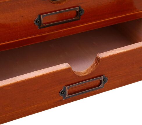 Estink Wooden Desk Organizer, 3 Drawer Apothecary Cabinet in Kuwait