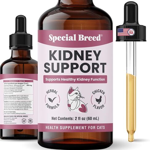 Special Breed Kidney Support for Cats - Rehmannia & Astragalus Liquid, 2 oz in Kuwait